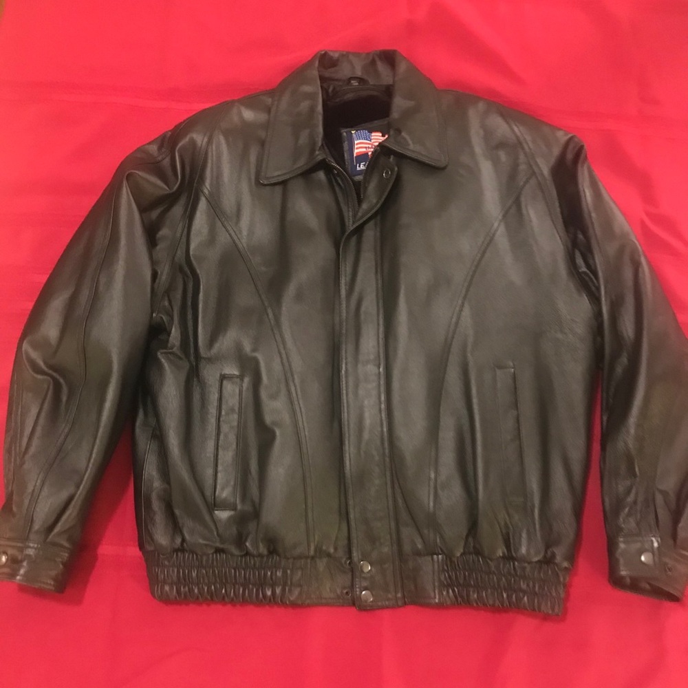 Black leather jacket NWOT